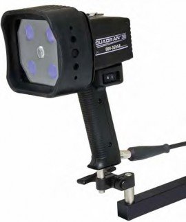 Spectroline NDT QDR-365SBLA QUADRAN NDT Inspection Lamp, Standard Intensity, Integral Black Light Filters-