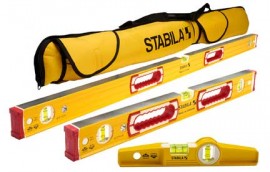 Stabila 48370 Classic 3-Level Set, 10"/24"/48"-