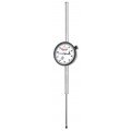 Starrett 25-3041J Dial Indicator with long range, 0 to 3&quot; range, 0 to 100 reading-