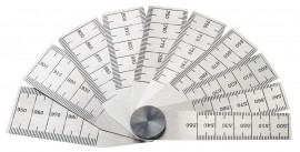 Starrett 269B Taper Gauge, 0.5 to 1&quot; range, 2.75&quot; L-
