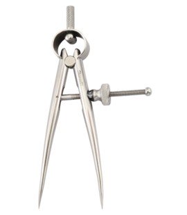 Starrett 277-3 Toolmakers Spring-Type Caliper and Divider, 3&amp;quot;-