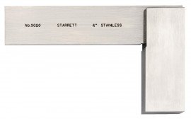 Starrett 3020-4 Toolmaker's Grade Stainless-Steel Square, 3.97&amp;quot;-
