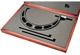 Starrett 436.1XRLZ-13 Outside Micrometer, Ratchet, 12-13&amp;quot;-