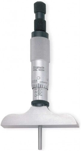Starrett 440Z-3RL Depth Micrometer, 0 to 3&amp;quot;-