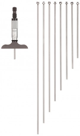 Starrett 440Z-9RL Depth Micrometer, Ratchet-