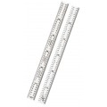 Starrett C303SR-24 Steel Ruler, 24&quot; Long, 1&quot; Wide-