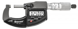 Starrett 795.1XRL-1 Electronic Micrometer with SPC output, 0 to 1" range, 0.00005" resolution-
