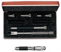 Starrett 823AZ Tubular Inside Micrometer with case, 1.5 to 8&quot; range, 0.001&quot; graduations-