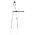 Starrett 83A-12 Yankee Spring-Type Dividers, 12&quot;-
