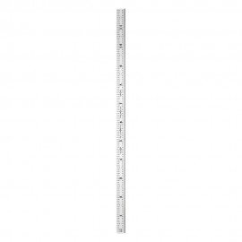 Starrett C306R-12 Full Flexible Steel Rule with Inch Graduations, 6R, 12&amp;quot;-