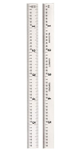Starrett C309R-6 Steel Rule with Inch Graduation, 9R, 6&amp;quot;-