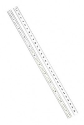 Starrett C331-300 Full-Flexible Rule - mm and inch Graduations, 300mm to 11-3/4&amp;quot;-