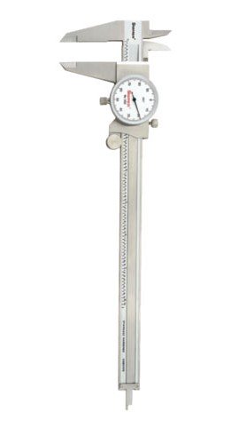 Starrett 1202-8 8&quot; Dial Calliper, &amp;plusmn;0.001&quot; (0-6&quot;), &amp;plusmn;0.0015&quot; (6-8&quot;)-