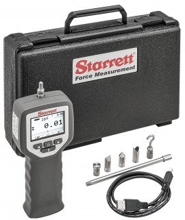 Starrett DFC-200 Digital Force Controller, 1000 N (200 lbf), 10,000:1-