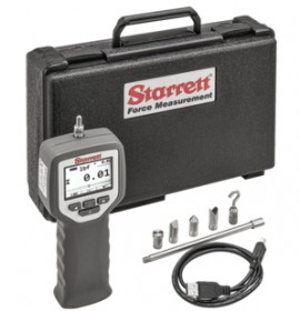 Starrett DFG-500 Digital Force Gauge, 2500 N (500 lbf), 5,000:1-