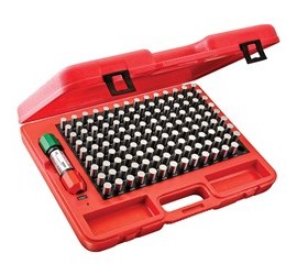 Starrett S4006-625 Precision Steel Pin Gage Set, .501 to .625&amp;quot; (+)-