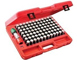 Starrett S4012-916 Precision Steel Pin Gage Set, .833 to .916&amp;quot; (+)-