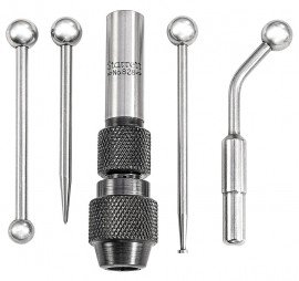 Starrett S828HZ Wiggler/Center Finder with 4 attachments-