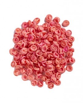 ACL Staticide 70LA-L Latex ESD Finger Cots, Pink, Large-