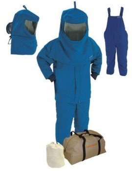 Steel Grip AGW40KA-JB-9-5XL Arc Gear Jacket, Bib Overall and Hood with air kit, 5XL, size 9 gloves-