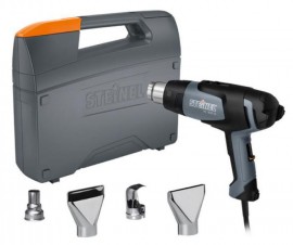 Steinel HL 1820 S General-Purpose Professional Heat Gun Kit, 120/750/1100&amp;deg;F, 4/7/13 CFM-