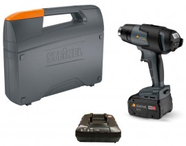 Steinel Mobile Heat 5 Cordless Heat Gun with heavy-duty carrying case, 120 to 930&amp;deg;F, 10.5 CFM-