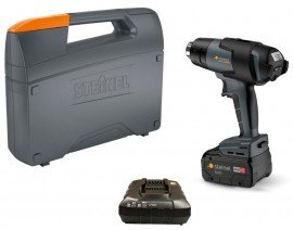 Steinel Mobile Heat 5 Cordless Heat Gun with heavy-duty carrying case, 120 to 930&amp;deg;F, 10.5 CFM-