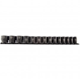 Sunex 2678A SAE 12-Point Socket Set, 1/2" drive, 14-pack-