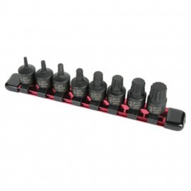 Sunex 3640 Triple Square Impact Bit Set, 3/8" drive, 8-pack-