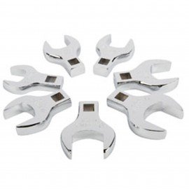 Sunex 9720 Crowfoot Wrench Set, 1/2" Drive, SAE, 7-pack-