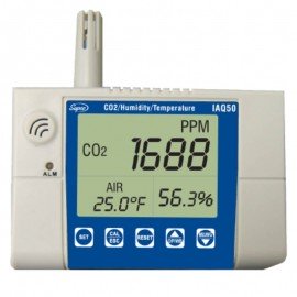 Supco IAQ50 Stationary CO&lt;sub&gt;2&lt;/sub&gt; Monitor, wall mounted for air testing-