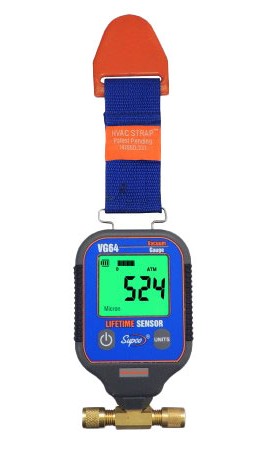Supco VG64 Dual Port Electronic Vacuum Gauge-