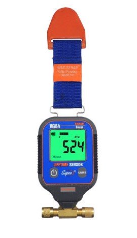 Supco VG64 Dual Port Electronic Vacuum Gauge-