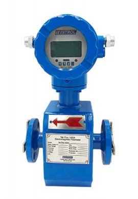 Tek-Trol Tek-Flux 1400A Electromagnetic Flowmeter, 6", 316L SS-