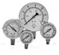 Tel-Tru 50 Metal Case Utility Pressure Gauge, 30&amp;quot; Hg, 1&amp;frac12;&amp;quot;-