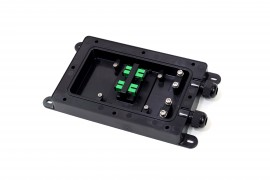 Tempo DFE101-BH Drop Fiber Enclosure Kit with SC/APC bulkheads, 2 port stub