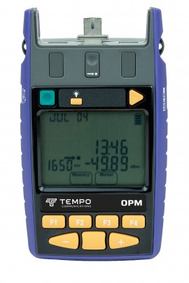 Tempo T2601-H5 Optical Power Meter with High-Power InGaAs H5 Detector and Integrated VFL, +24 dBm Range-