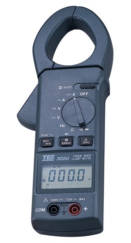 TES TES-3050 TRMS AC/DC Clamp Meter-