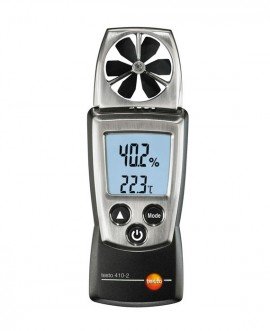 Testo 410-2 Rotating Vane Thermo-Anemometer w/ Humidity-