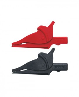 Testo 0590 0008 Safety Alligator Clips-