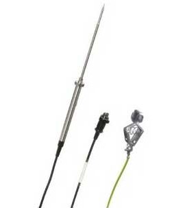 Testo 0628 2232 Robust Immersion/Penetration Probe for Zone 0, 1 and 2, Stainless Steel-