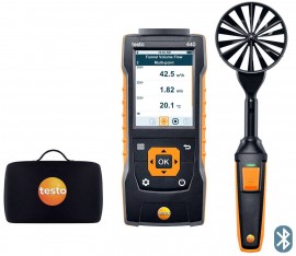 Testo 440 Air Velocity and IAQ Measuring Instrument with digital vane probe, &amp;oslash; 3.9&amp;quot;-
