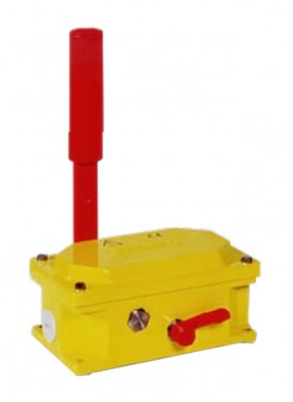 Thermo Scientific ROS-2E-3-4X-NPT-LT/24V/FR Belt Misalignment Switch with 24 V DC flashing red light, 2 SPDT, NEMA 4X-