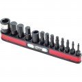 Titan 16037 SAE Impact Hex Bit Set, 1/4&amp;quot; Drive, 13-Piece-