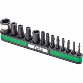 Titan 16039 Star Bit Set, Impact, Tamper-Resistant-