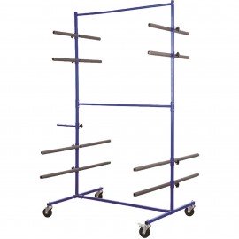 Titan 19988 Mobile Bumper Storage Rack, 350 lbs, 46-1/2&amp;quot; x 58&amp;quot; x 84&amp;quot;-