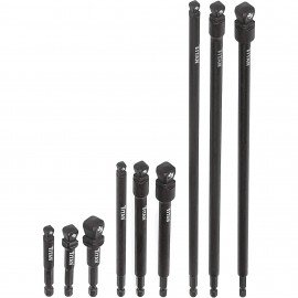 Titan 49089 Wobble Socket Adapter Set, 9-Piece, Impact-