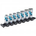 Titan 66840 Universal Socket Set, 1/4&amp;quot; drive, 7-piece-