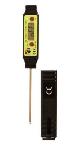 TPI 317 Digital Pocket Thermometer with Air Tip, -58 to 300&amp;deg;F-