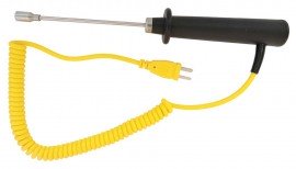 TPI CK11M Waterproof Contact Surface Probe, 4&amp;quot;-